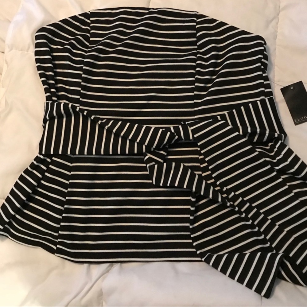 Eloquii Top with tie waist